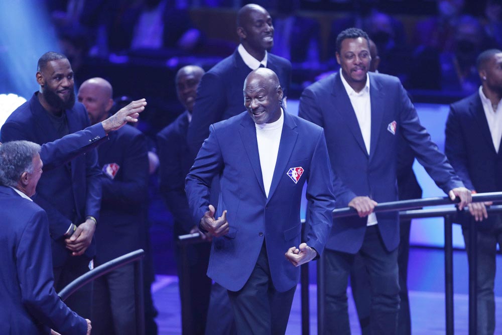 La NBA homenajea en el All-Star a los 75 mejores jugadores de su historia
