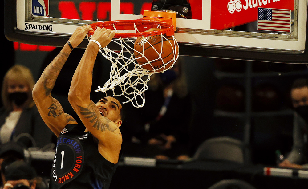 106-111. Los Nets remontan 28 puntos y ganan el derbi al ritmo del novato Thomas