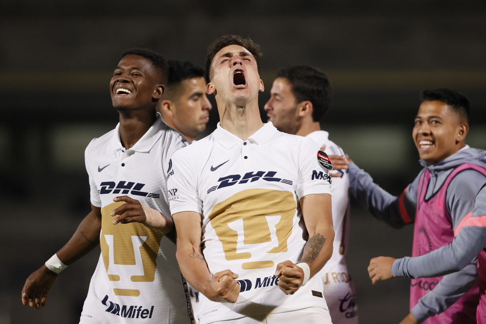 4-1. Los Pumas UNAM golean al Saprissa y avanzan a los cuartos de final