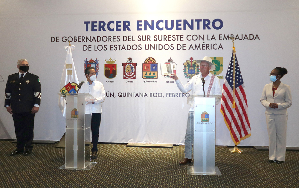 Embajada EEUU reconoce avances en seguridad en estado mexicano Quintana Roo