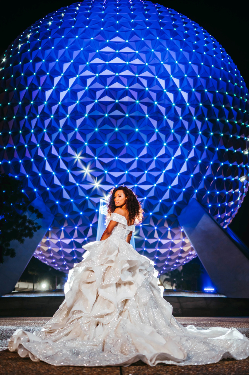 Un lujoso vestido de novias en honor a los 50 años de Walt Disney World