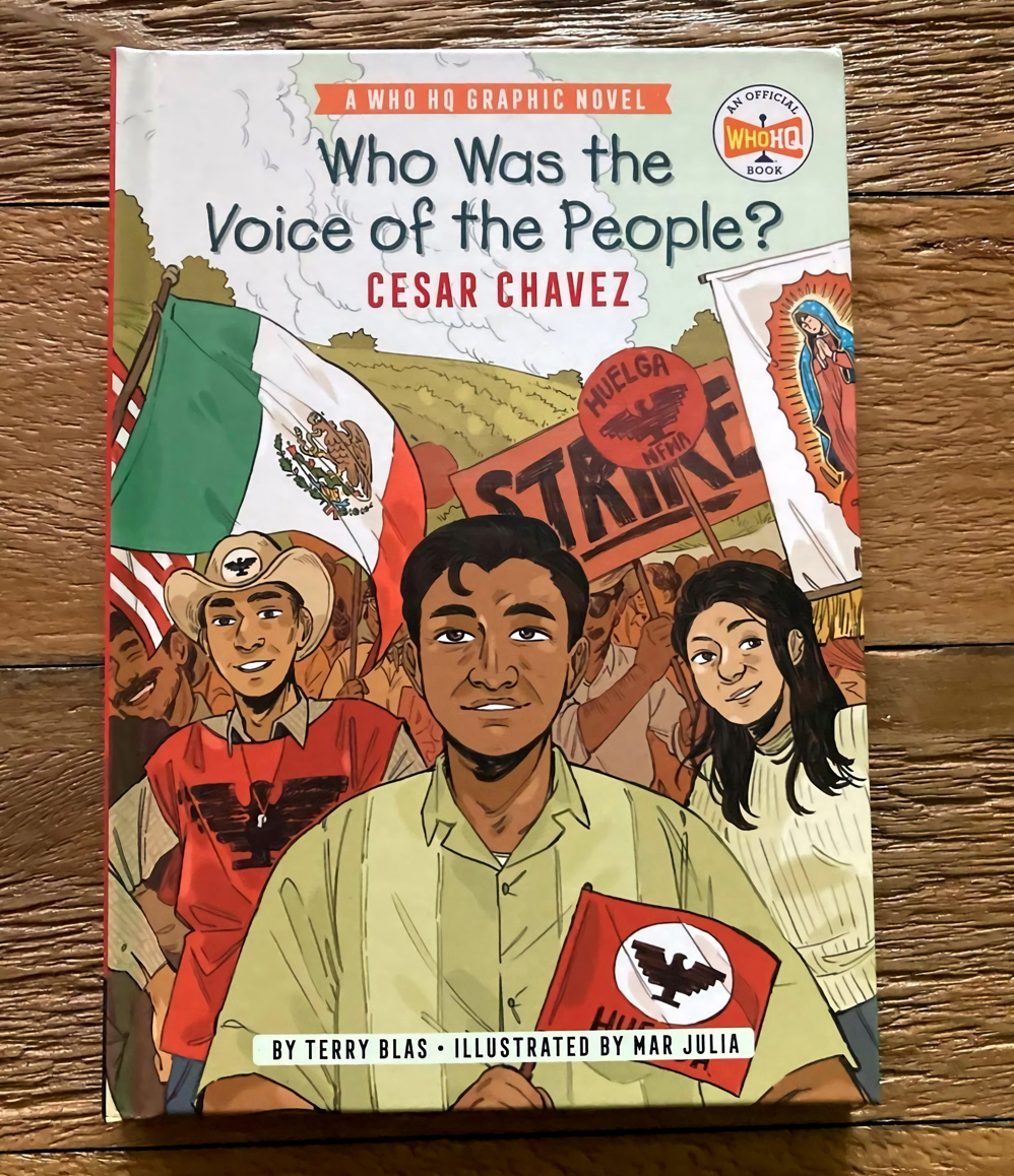 La tenacidad del sindicalista César Chávez inspira un cómic para jóvenes