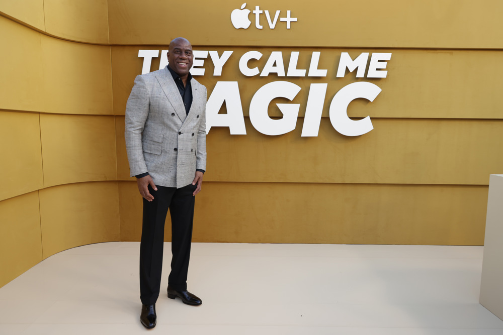 Magic Johnson, al presentar su docuserie: “Tenía que contar mi historia”