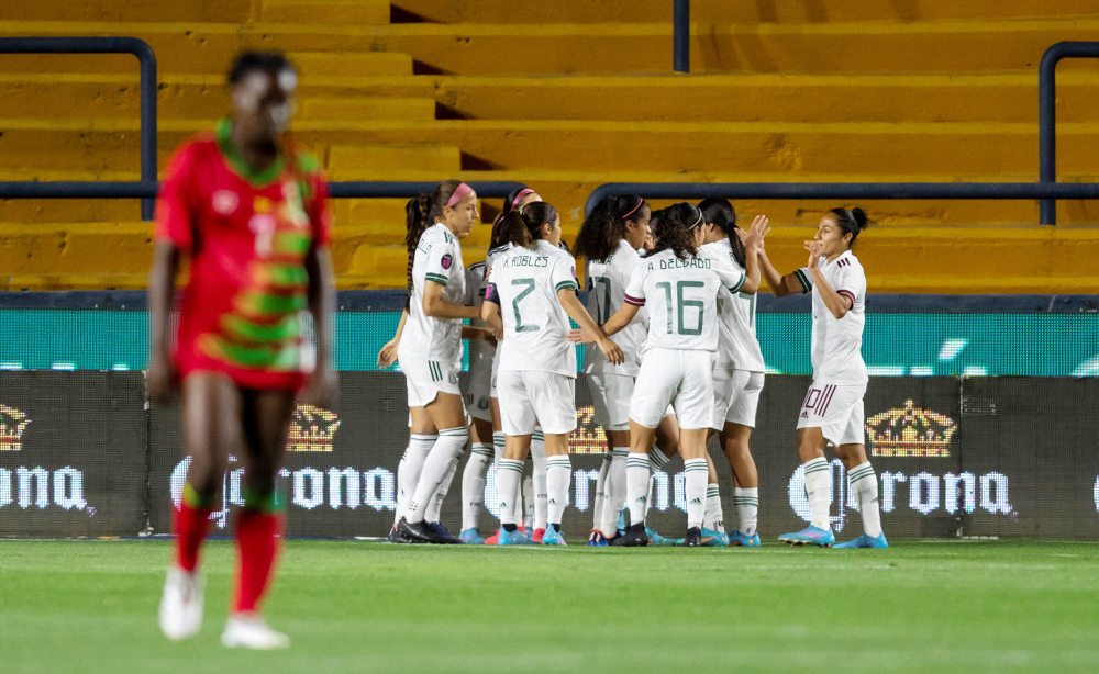 6-0. México vence a Puerto Rico y clasifica a la fase final del Concacaf W