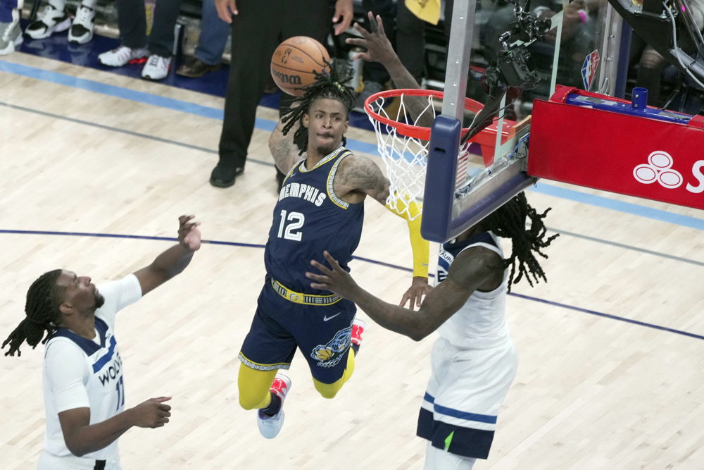 Ja Morant rescata a los Grizzlies y pone a los Wolves contra las cuerdas