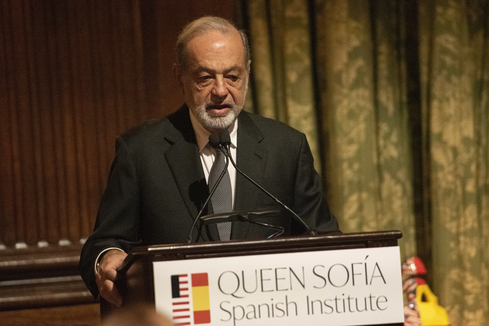 Reina Sofía premia en Nueva York a Carlos Slim, José Andrés y Carmen Iglesias