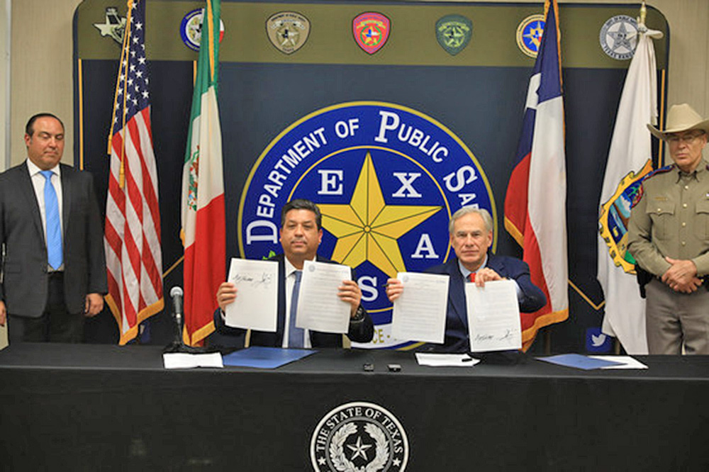 Gobernadores de Tamaulipas y Texas logran acuerdo para agilizar transporte comercial