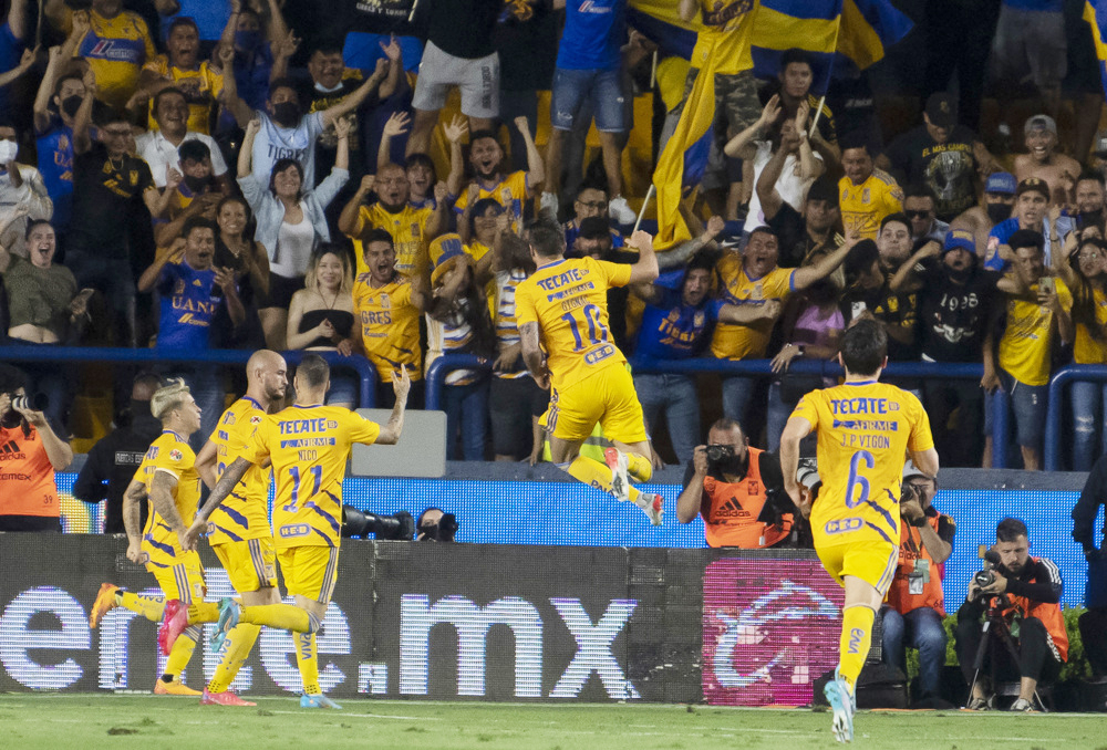 Tigres vence al Tijuana y sube al liderato del Clausura del fútbol mexicano