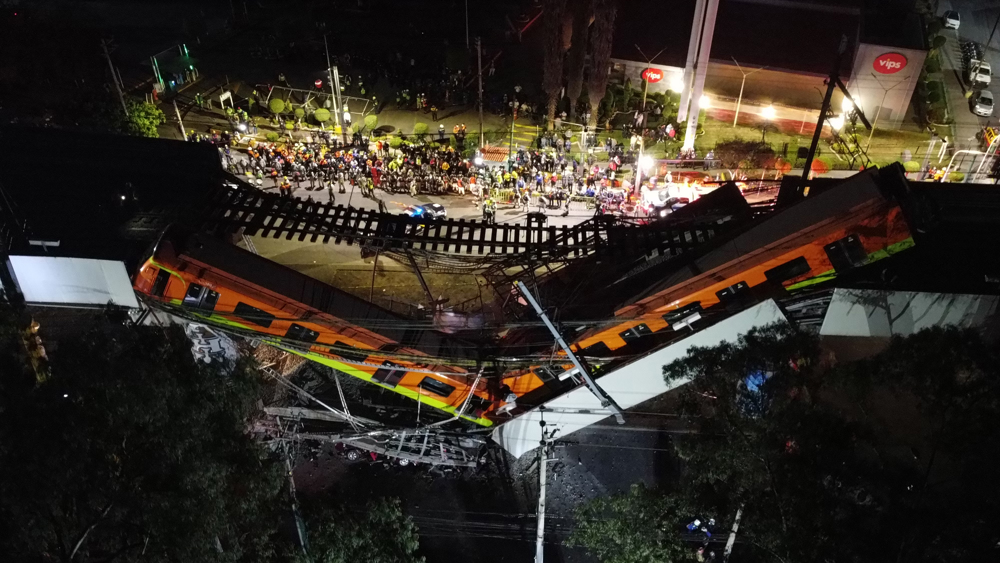 ONG revela irregularidades en obra y peritaje del colapso del metro de México