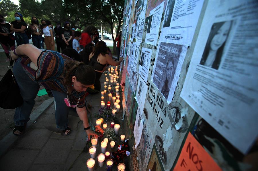Mujeres se manifiestan en el norte de México contra las desapariciones y la violencia