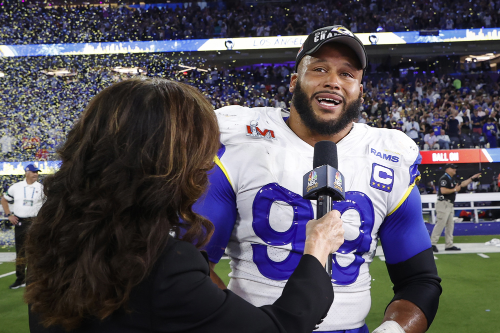 Aaron Donald dice que ganar un Super Bowl te vuelve adicto a la NFL