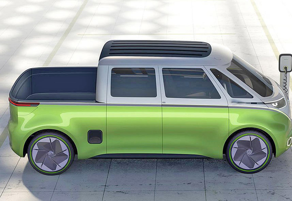 Volkswagen mostró un concepto de pick del ID.Buzz que enloqueció a sus seguidores