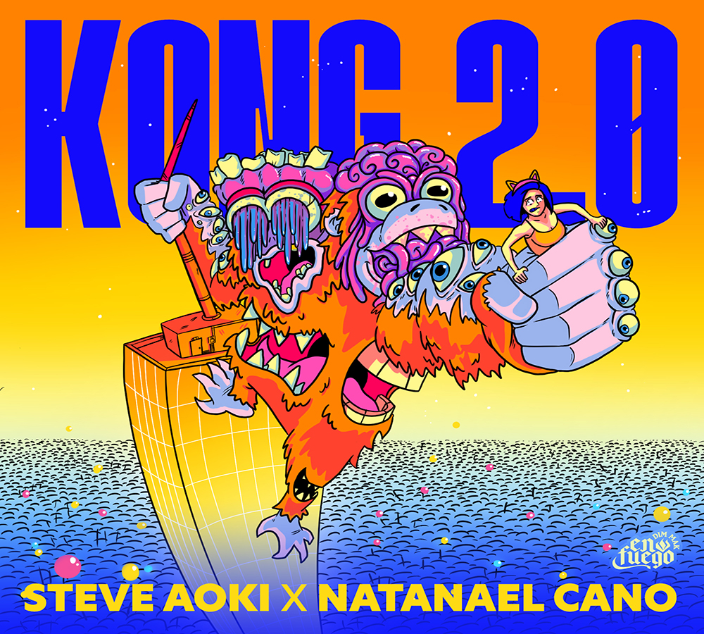  STEVE AOKI SE UNE A NATANAEL CANO PARA LANZAR SU ÚLTIMO E HIPNÓTICO TEMA “KONG 2.0”
