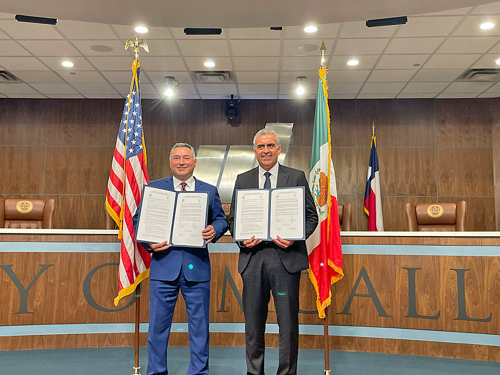 Se hermanaron McAllen y Apodaca, NL