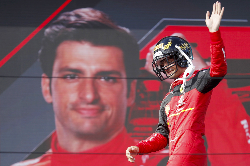 Sainz sumó su noveno podio en la F1, séptimo con Ferrari y el 109 para España