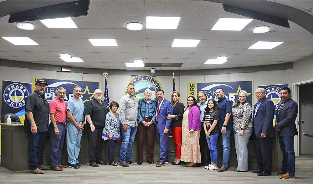 Reconocimiento a nuevo administrador de la ciudad de Pharr, Andy Harvey