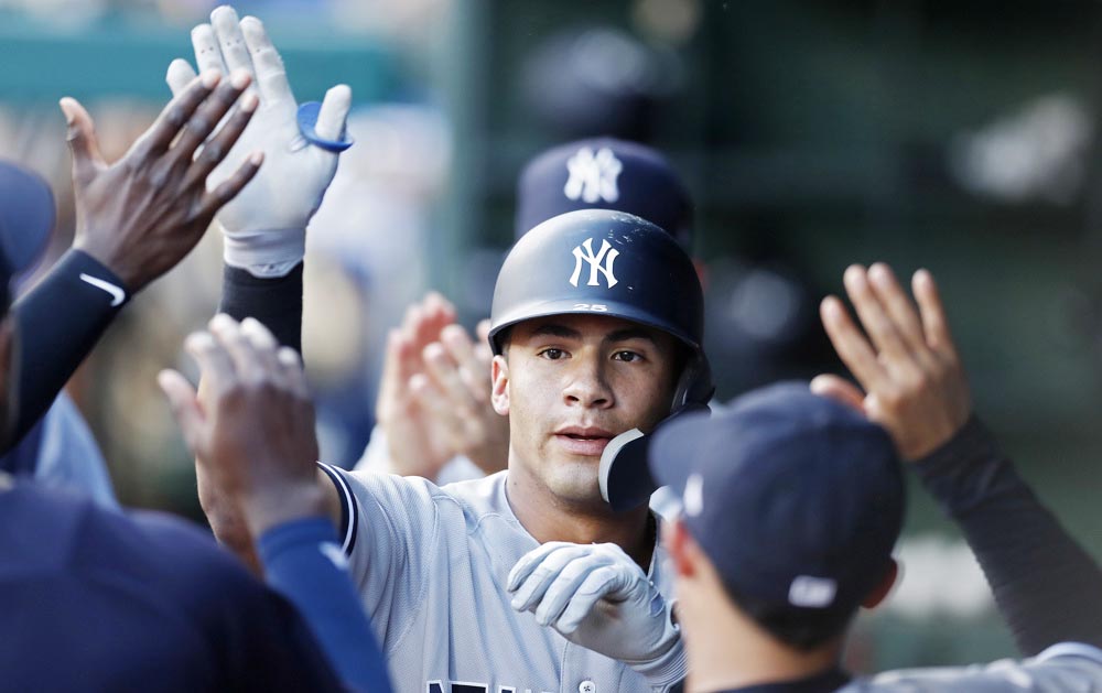 El venezolano Gleyber Torres da la décima victoria consecutiva a los Yanquis