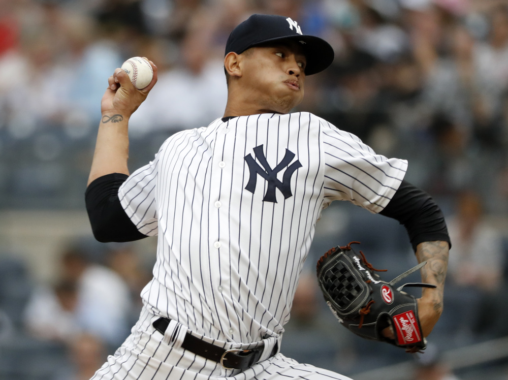 El nicaragüense Loáisiga y Stanton son nuevas bajas para los Yanquis