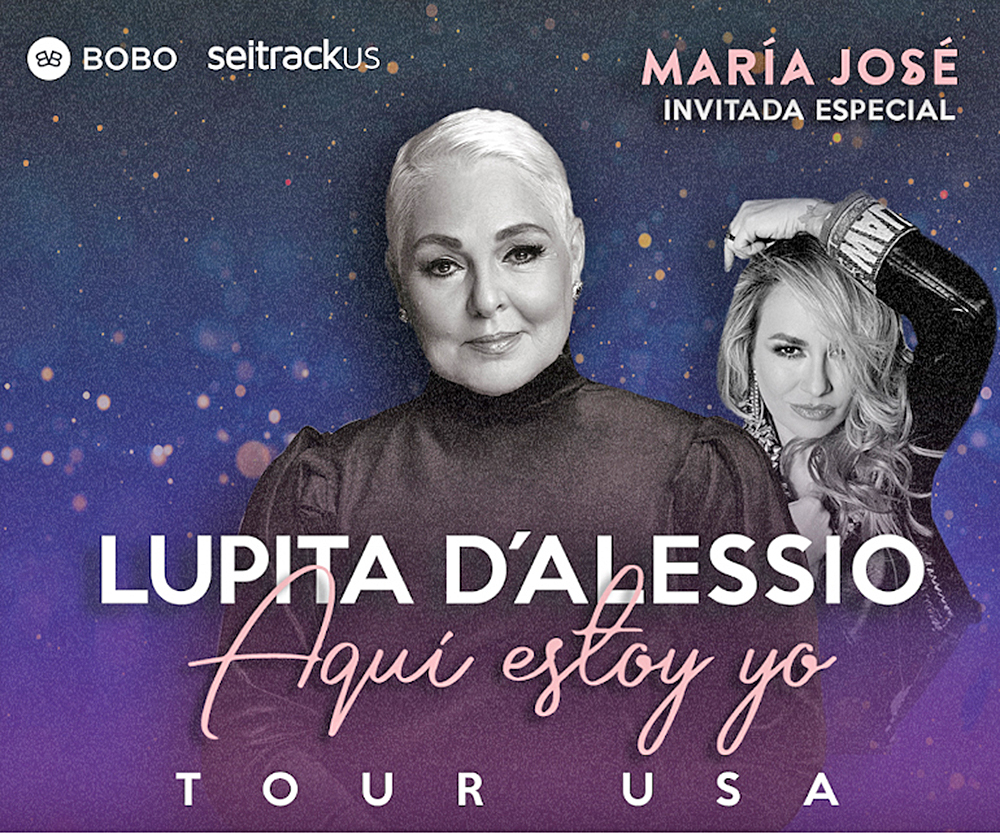 Lupita D’Alessio anuncia su gira “Aquí Estoy Yo” por Estados Unidos junto a María José