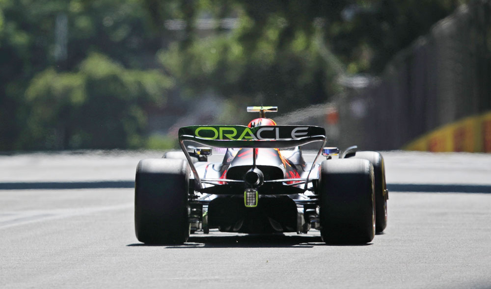 ‘Checo’ dominó el primer libre en Baku; Sainz fue cuarto y Alonso, quinto