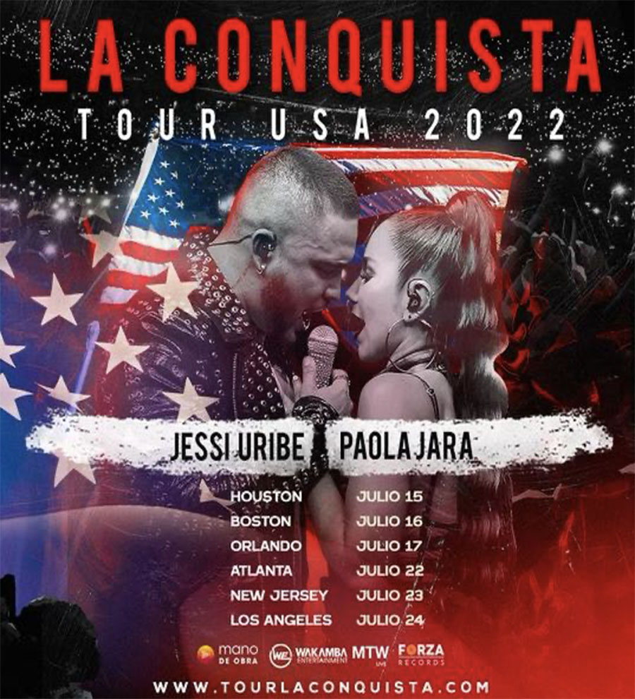Jessi Uribe se presentará por primera vez en Estados Unidos con su gira “La Conquista”