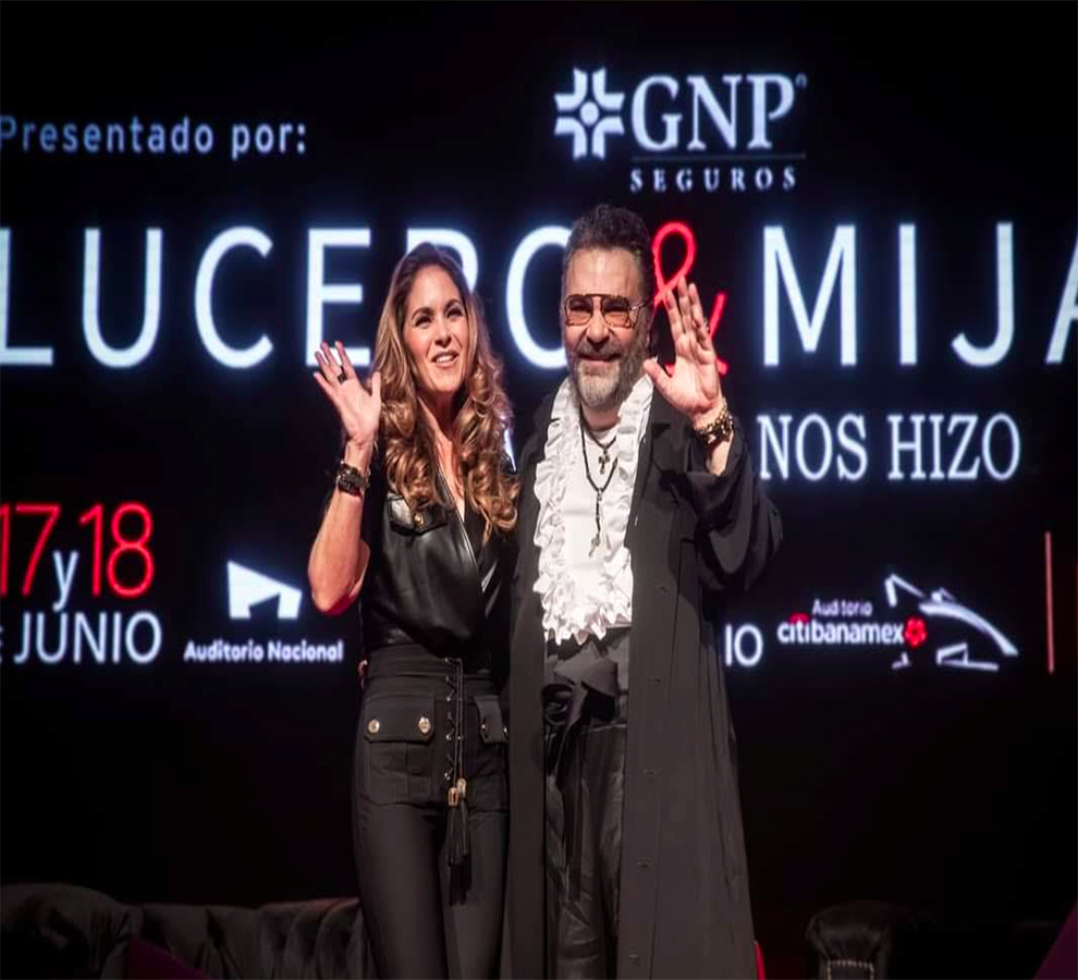 Lucero y Mijares llevarán su excelente relación en concierto al Auditorio Nacional