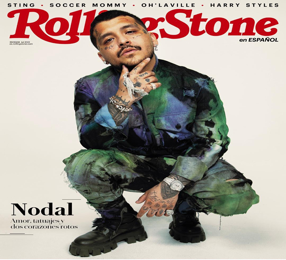  Christian Nodal es el primer artista de regional en aparecer en portada de Rolling Stone