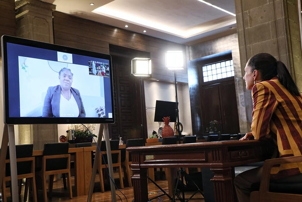 jefa de gobierno de la Ciudad de México invita a Francia Márquez a visitar la metrópoli