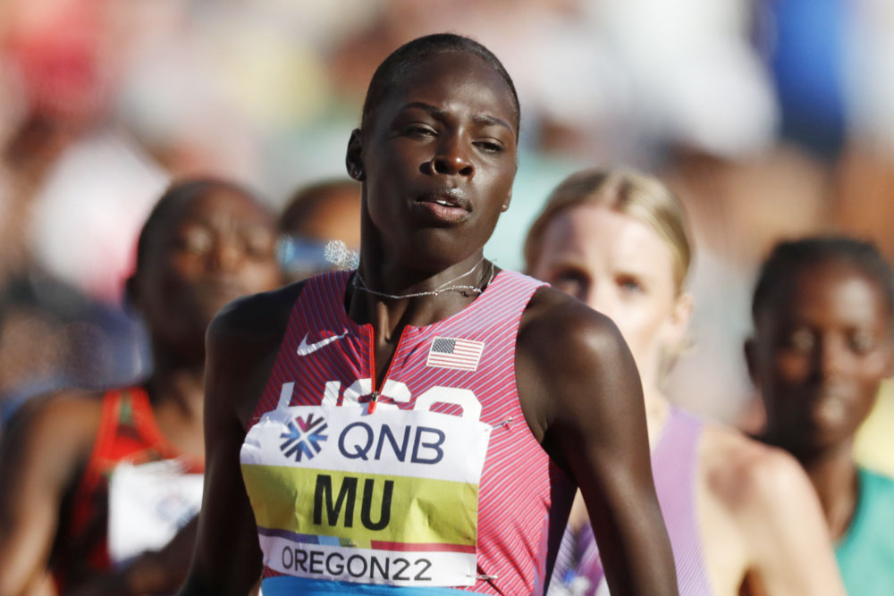 Athing Mu se corona en los 800 metros por delante de Hodgkinson