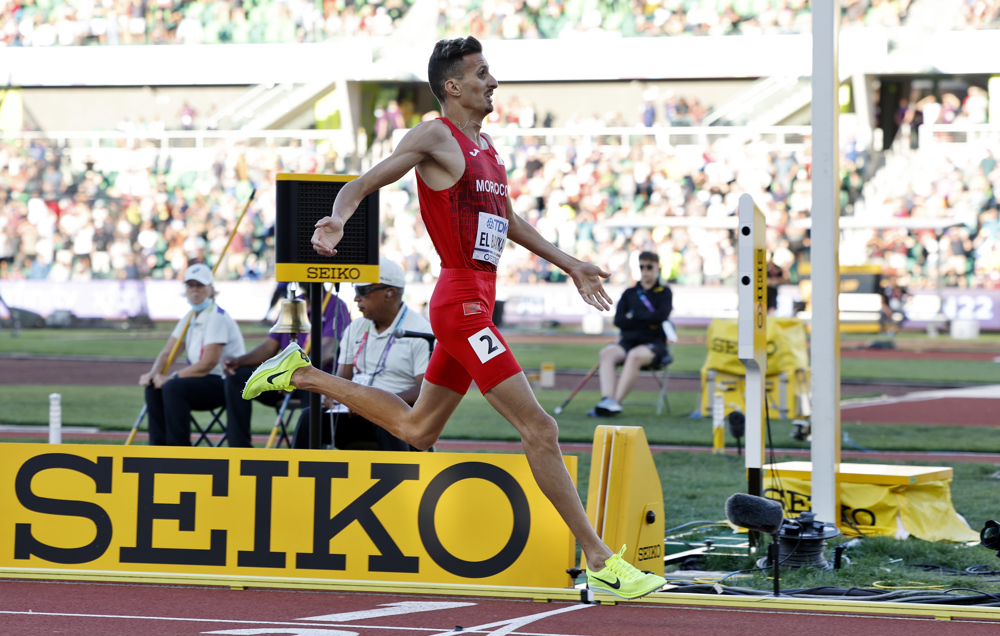 El Bakkali gana los 3.000 metros obstáculos; Arce y Martos acaban noveno y decimocuarto