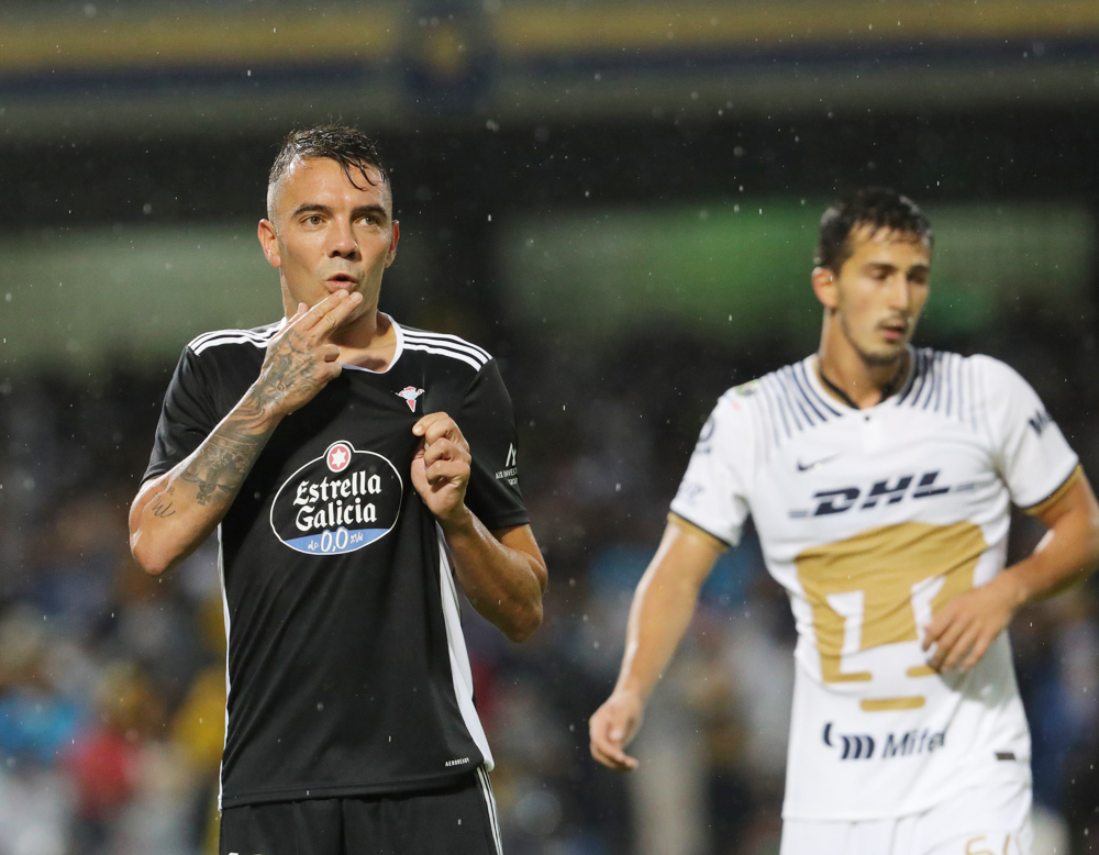 Diogo adelanta a Pumas, pero Iago Aspas empata 1-1 para Celta de Vigo