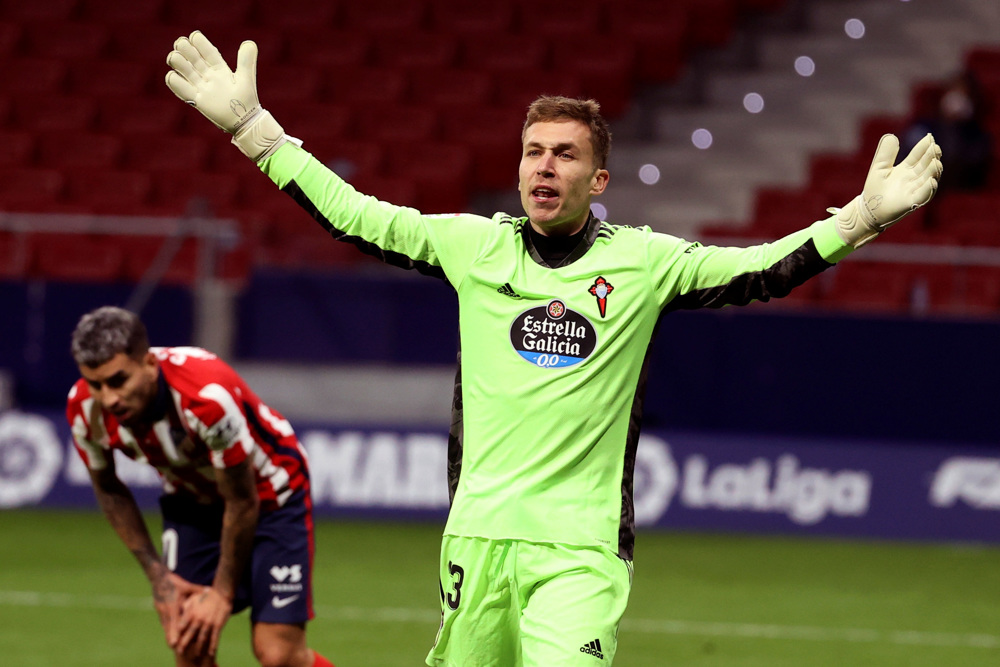 El portero del Celta dice que su equipo exprimirá su partido ante los Pumas