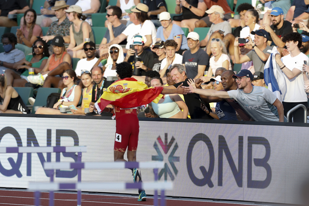 España vive otra jornada de sonrisas en Eugene con el bronce de Mohamed Katir