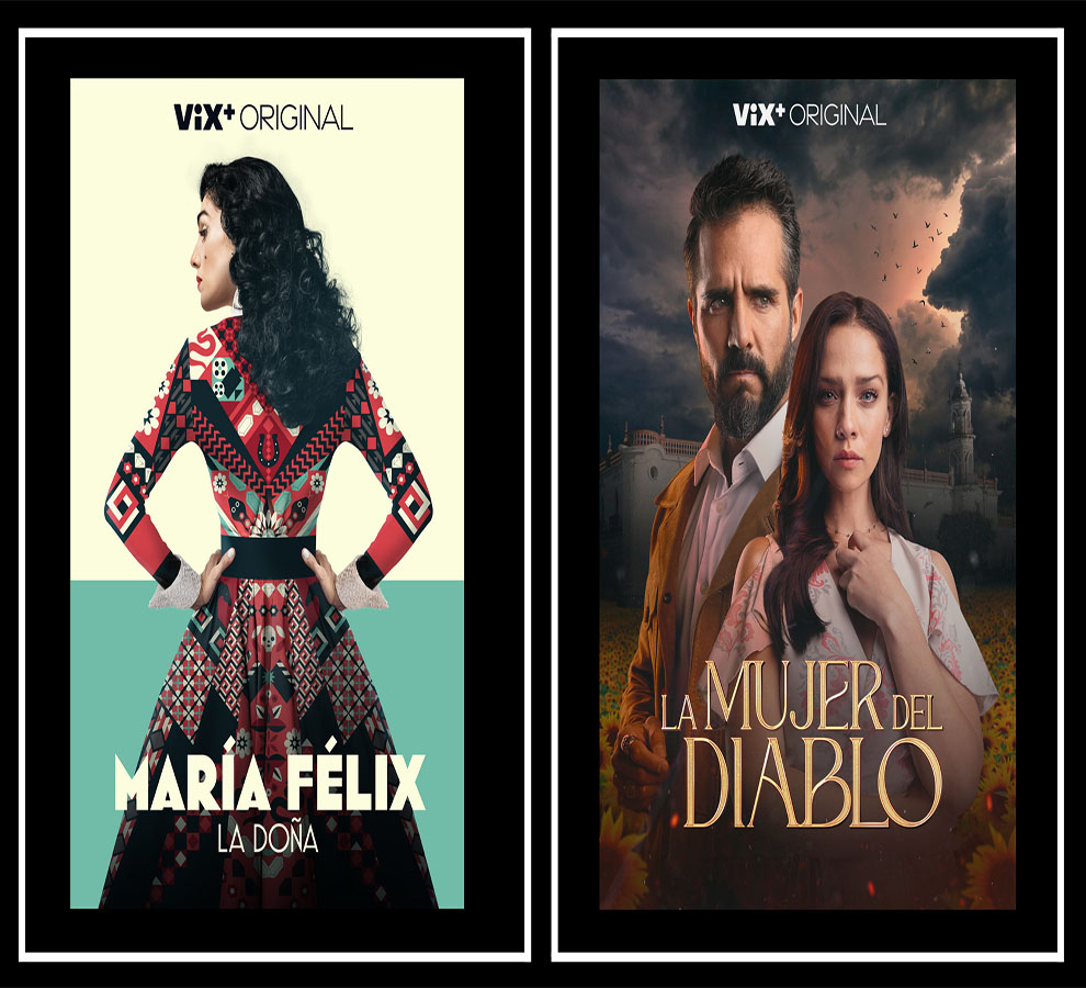 ViX+ revela los trailers y pósters de “María Félix, la doña” y “La mujer del diablo” 