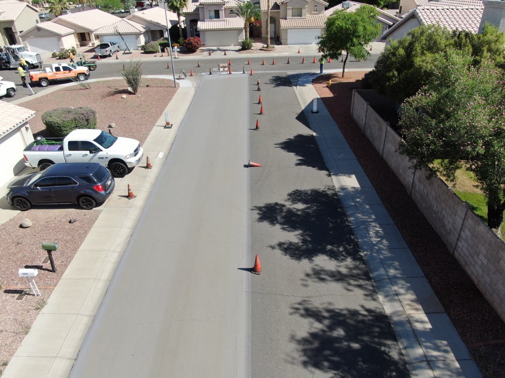 La árida Phoenix lucha contra el calentamiento global con un pavimento frío