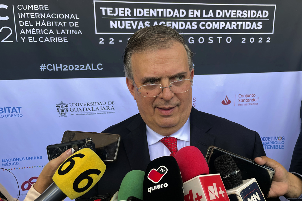 Canciller Ebrard dice que México apuesta por el diseño de mejores ciudades