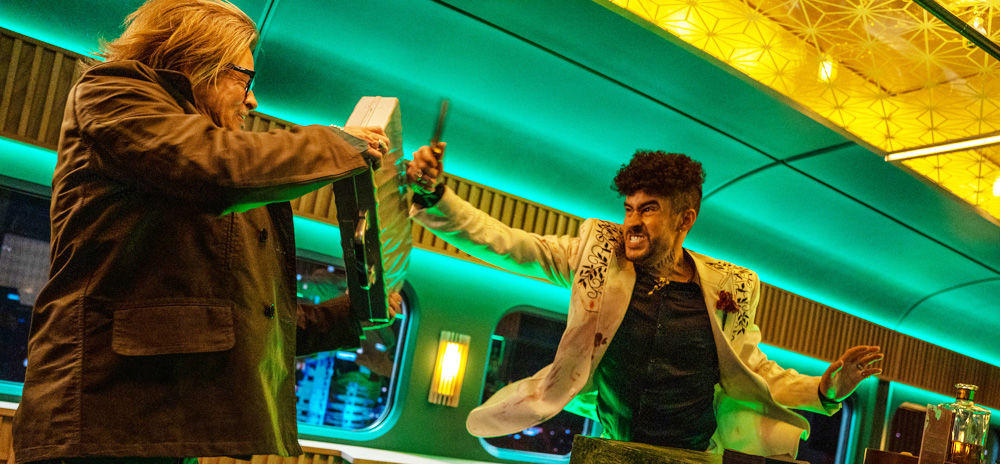 “Bullet Train”, un disparatado y violento viaje con Brad Pitt y Bad Bunny