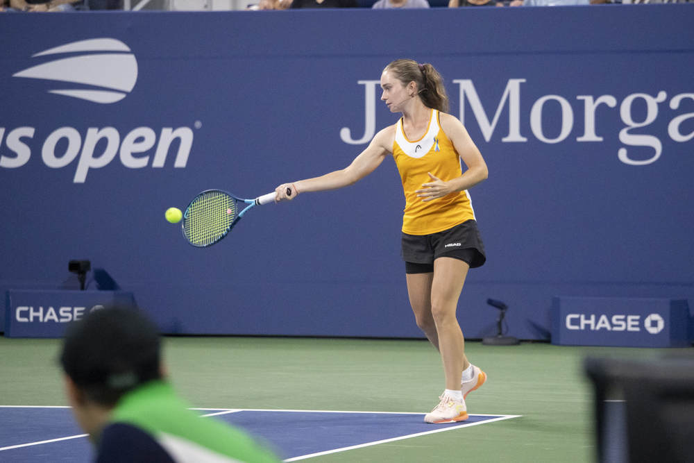 Daria Snigur, en su debut en un ‘grande’, da la campanada ante Simona Halep