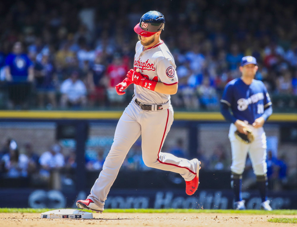 Harper, el Más Valioso en 2021, vuelve a practicar tras su fractura en junio