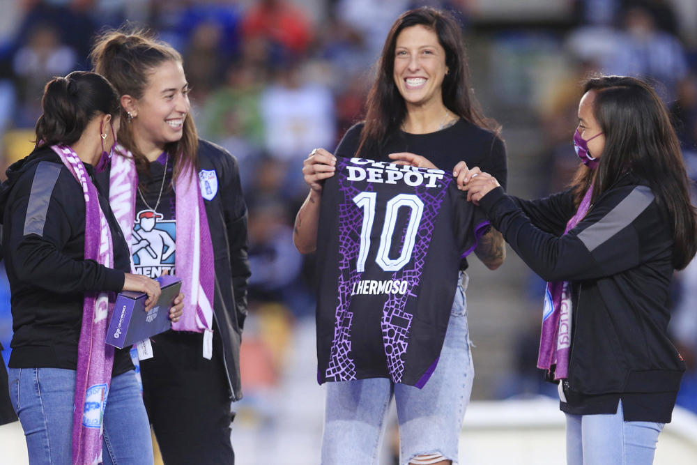 La española Jenni Hermoso pone un par de asistencias en triunfo de las Tuzas