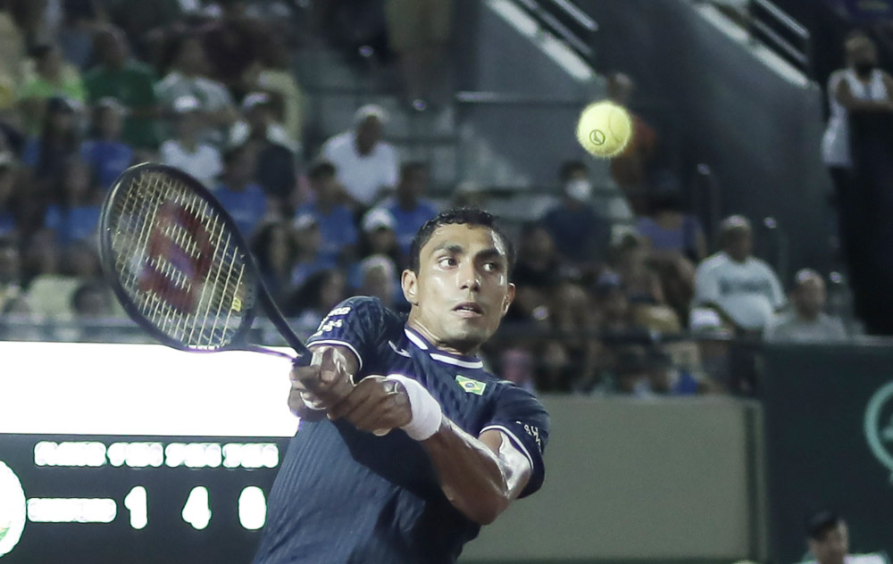 El brasileño Thiago Monteiro cae en octavos de final de Winston-Salem