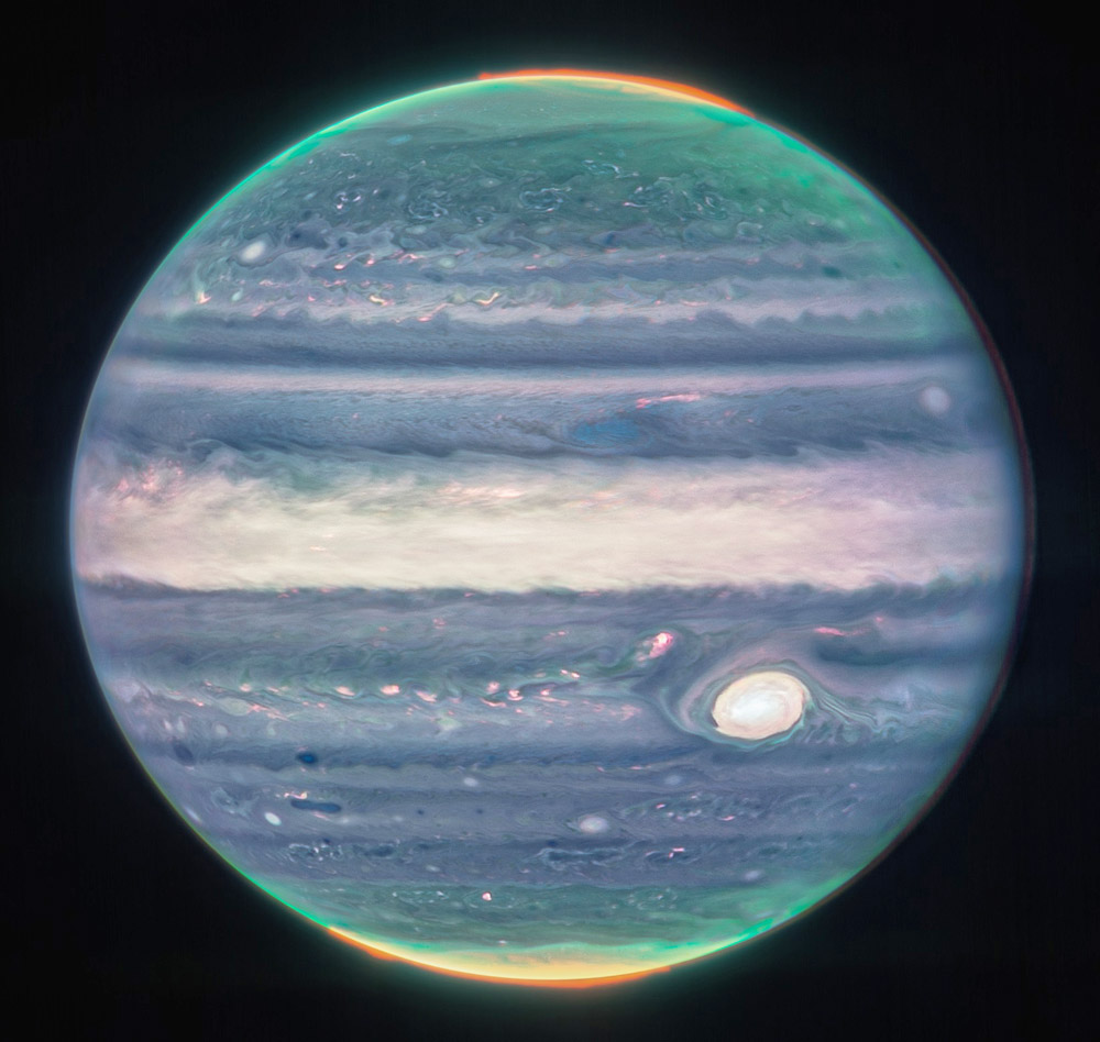 Nuevas imágenes de Júpiter arrojan pistas sobre su vida interna