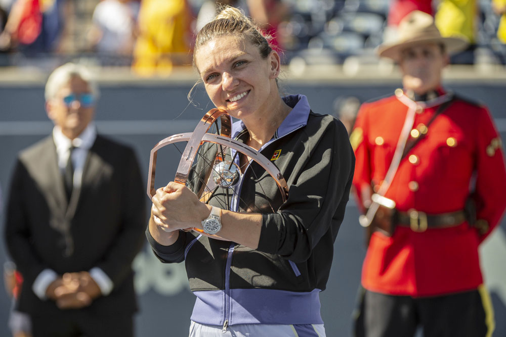 Halep se corona por tercera vez en Canadá y acaba con el sueño de Haddad Maia