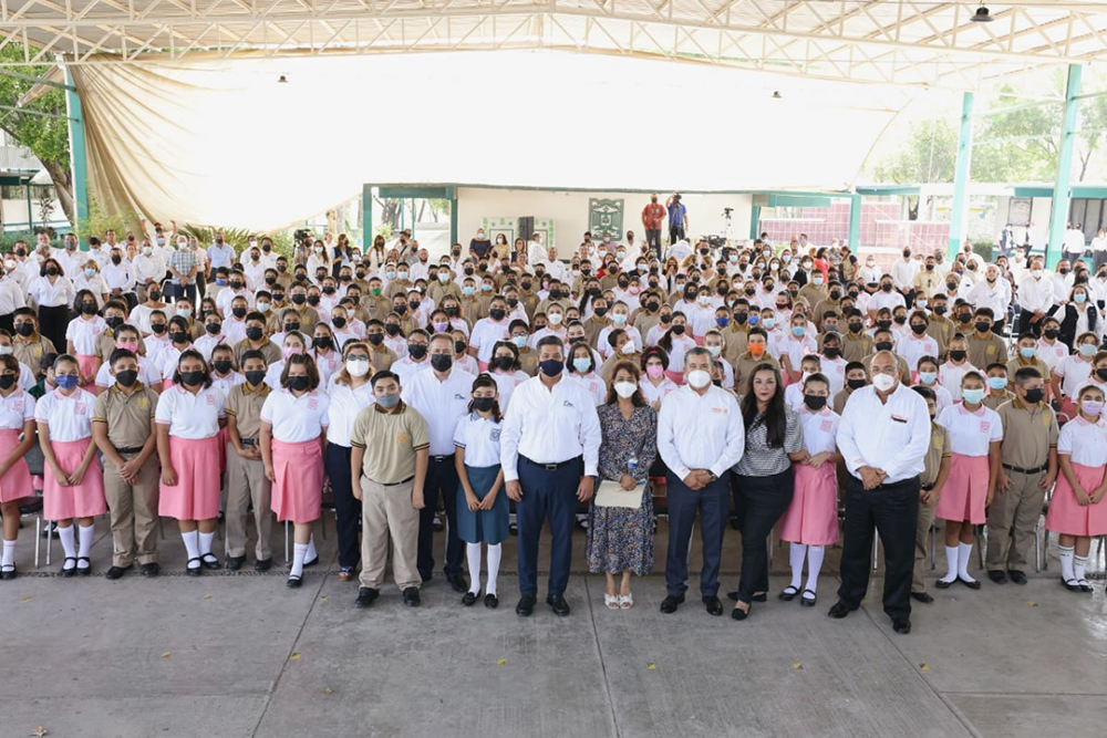Inaugura Gobernador inicio de ciclo escolar 2022-2023 en Tamaulipas