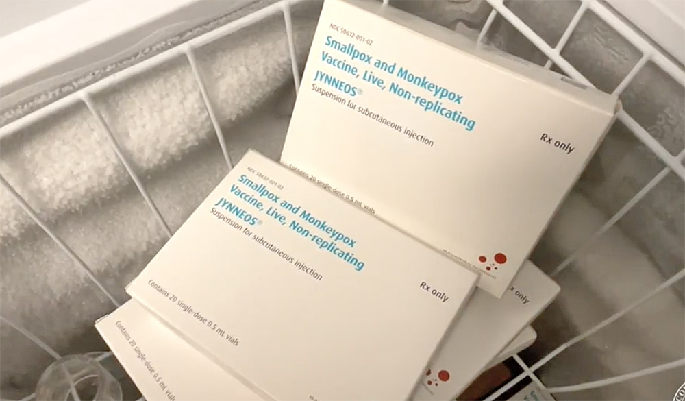 Inició administración vacunas preventivas contra la viruela del mono