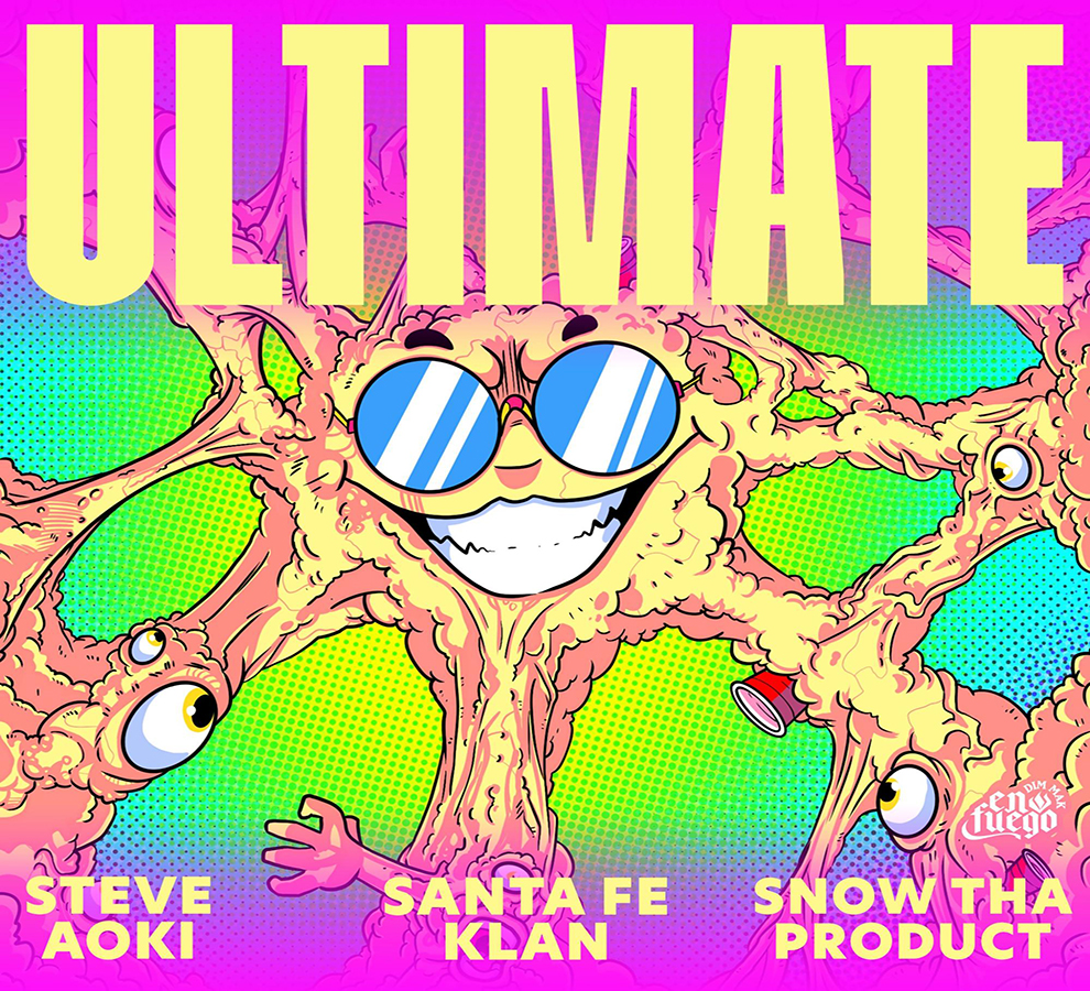 STEVE AOKI SE UNE A SANTA FE KLAN Y SNOW THA PRODUCT PARA EL HIMNO DEL VERANO “ULTIMATE”