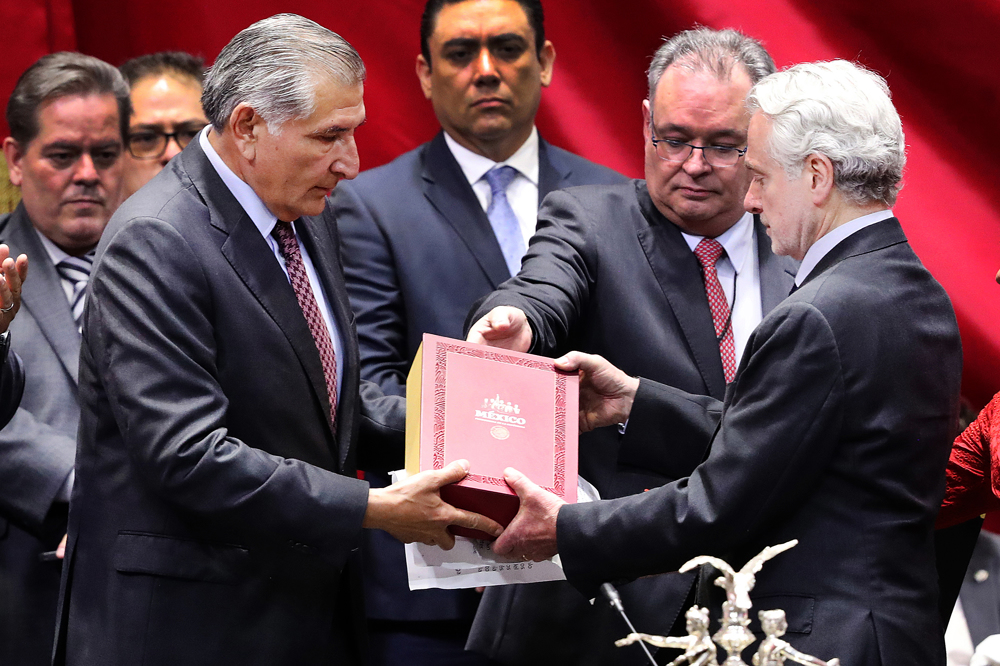 El Congreso de México recibe el cuarto informe de Gobierno de López Obrador