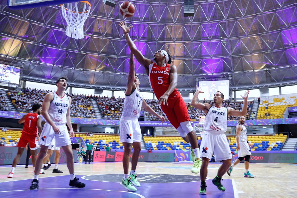 82-77. Canadá derrota a México y pasa a las semifinales de la Copa América de baloncesto