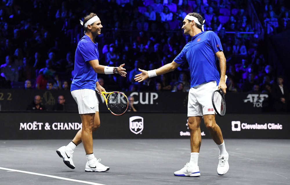 Federer dice que su relación con Nadal es un ejemplo que va “más allá” del tenis