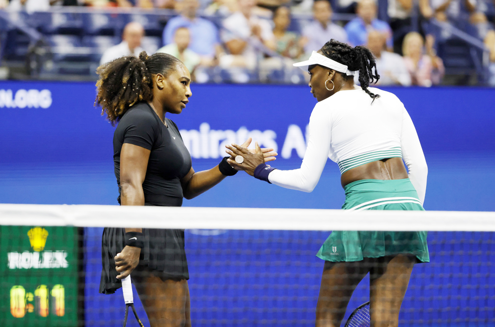 Las hermanas Williams pierden su último dobles en una Nueva York paralizada